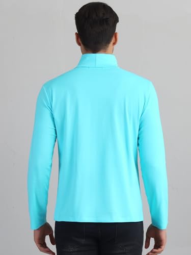 Lars Amadeus Turtleneck Top for Men's Slim Fit Long Sleeves Knitted Pullover T-Shirt3