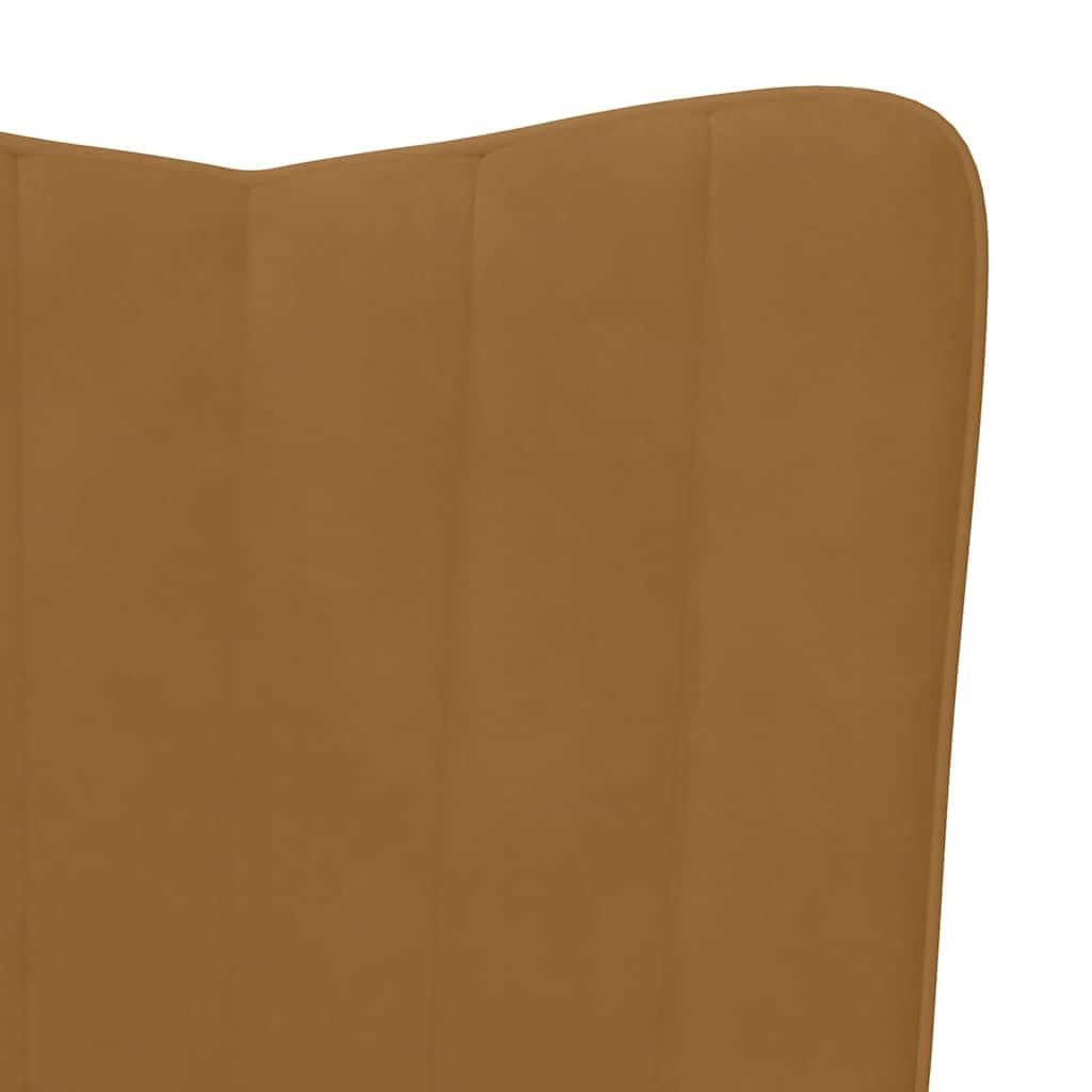 Sillón de terciopelo con reposabrazos, costuras verticales y estructura de acero. Cómodo acolchado de espuma, patas de madera, resistente y duradero, soporta hasta 110 kg.