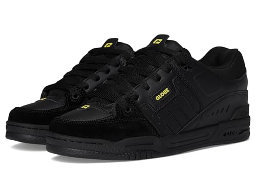 Globe Scarpe da Ginnastica da Uomo Fusion Skate, Onice/Agrumi, 42.5