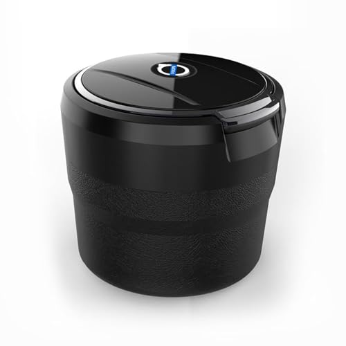 BBASDF Posacenere Auto per Volvo XC60 S90 XC40 S60, portacenere per Auto,Posacenere Portatile,Posacenere per Auto Rimovibile Facile da Pulire,portacenere autoestinguente,Grey