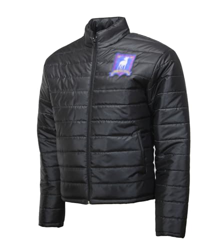 Ted Mens Black Jason Puffer Sudeikis Lasso Jacket4