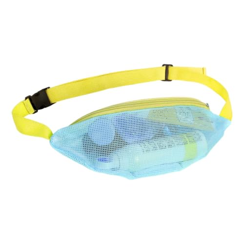 Bolsas para playa ligeras de malla con correas ajustables para viajes y picnic