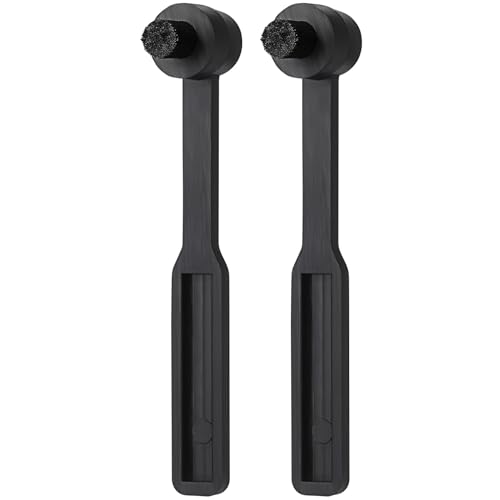 2 pezzi Spazzola per Pulizia Puntina per Dischi Pennello Compatto per e Versatile per e Obiettivi Fotografici