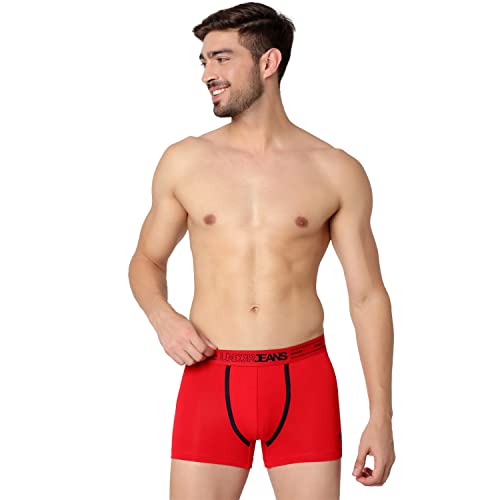 Image of Underjeans Men's Cotton Regular Fit Solid Trunk