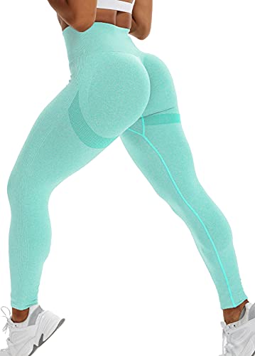 Leggings cortos push up FITTOO con cintura alta moldeadora para fitness
