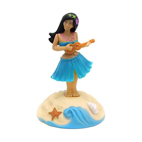 Dashboard Dancing Girl Solar Powered Hawaiian Girl Dashboard Bobble Doll Shaking Head Dancing Toy 10.5X6.5X6.5CM Cover