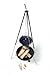 Produktbild acerto 40210 Ungarischer Gulaschkessel (30 Liter) + Dreibein-Gestell (180cm) + Feuerschale (55cm) + Kaminholz Buche | Teleskop-Dreifuß mit Gulasch-Topf, Suppentopf | Große Feuerschale für draußen