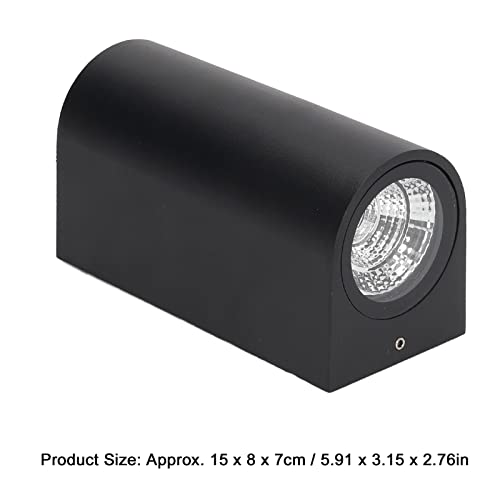 Lámpara de pared LED exterior iluminación jardín luz cálida patio 5