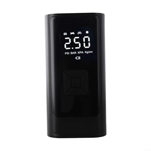 Drivstraw Inflador de neumáticos de coche portátil, compresor de aire inalámbrico para vehículos, 150 PSI eléctrico para coches, motocicletas, bicicletas, recargable por USB con digital
