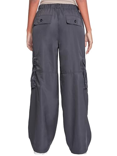 YMI Relaxed Fit Flex Lightweight Colored Nylon Cargo Pant, Garden, S4