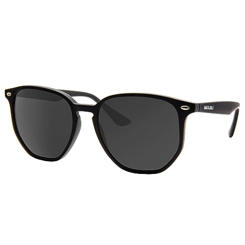 MAXJULI Polarized Oversized Hexagon Sunglasses for Women Trendy Polygon TR90 Frame Glasses 88212