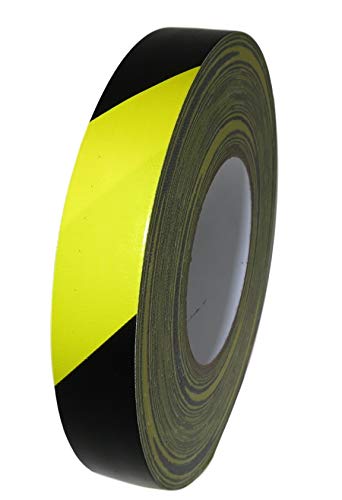 Image of GGR Supplies T.R.U. CDT-36 Industrial Grade Duct Tape. Waterproof and UV Resistant. Multiple Colors Available. 60 Yards. (Stripped Black /Yellow, 1 in.)