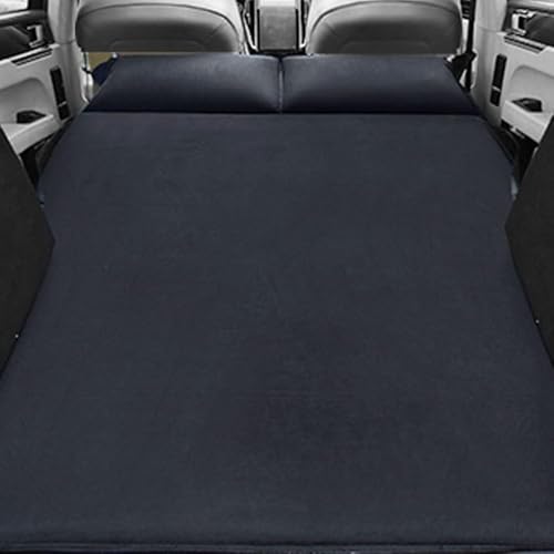 JZWSD Car Inflatable Mattress for Volvo V60 V70 V90 XC40 XC60 XC70 XC90 2023 2024 Portable Flocking Air Mattress Camping Travel Mattress Auto Accessories,Black