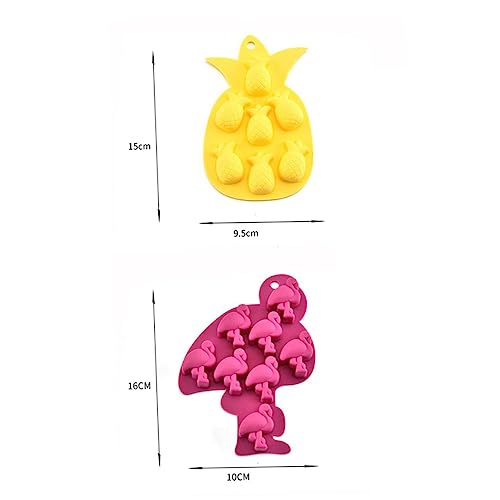 Moldes de silicona para hielo y chocolate 4 piezas miniatura 7