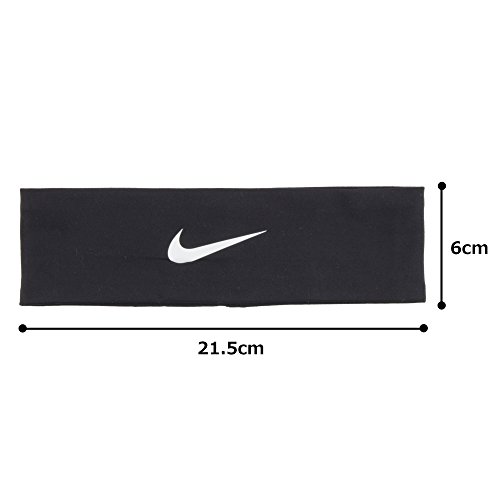 Nike Fury Headband, Black, 2.0(OSFM, Black/White)