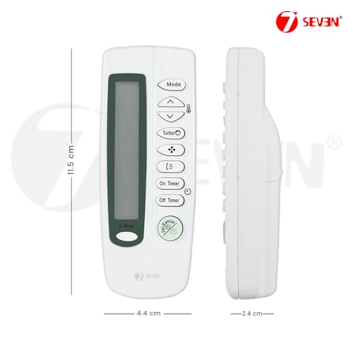 Image of 7SEVEN Compatible with Samsung Ac Remote Original DB93-03013A Model 11 of Split and Window Air Conditioner Suitable for 1 1.5 2 Ton ac - Match Exactly with Existing Model Remote Control