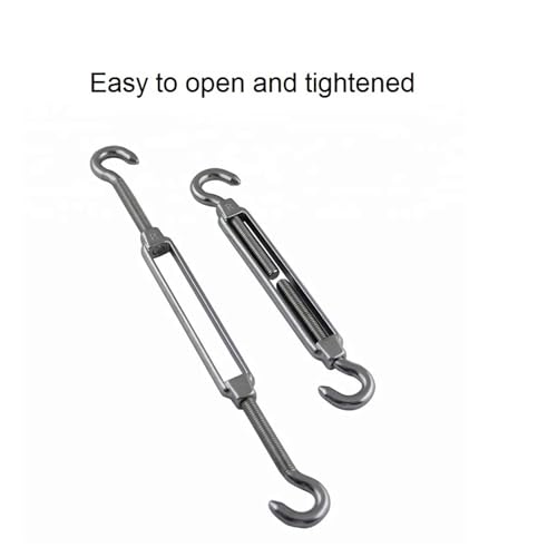 Turnbuckles 5PCS Turnbuckle Stainless Steel 304 Hook M5 miniatura 4