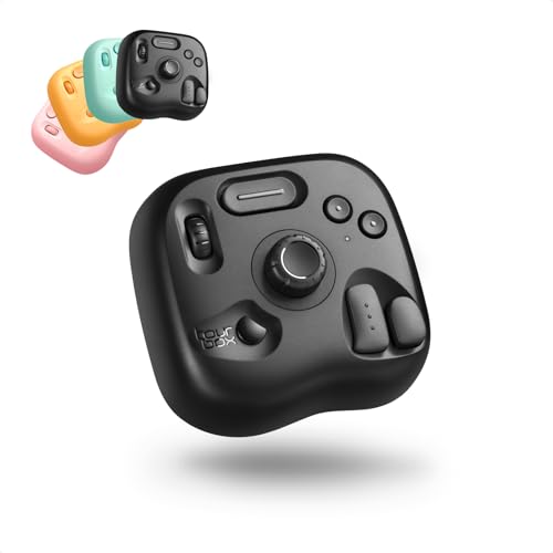 TOUR BOX Lite Bluetooth - Compact Editing Keyboard Artists Drawing Keypad Works with Clip Studio Paint & More Creative Console with Custom Software Streamline All Workflow - Wireless (Unit Only)