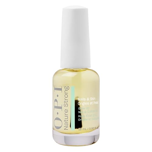 OPI Nature Strong Skincare Glow Up - Aceite para Uñas y Cutículas - Tratamiento con Vitamina E - Aceite para Uñas Dañadas (15ml)