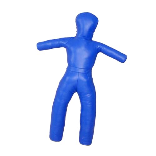Yiju Unfilled Wrestling Dummy Punching Bag Versatile Standing Practical Grappling Training Aid Boxing Dummy for Exercise Jiu MMA, Blue