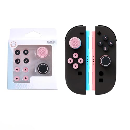 Joystick Caps for Switch2 Silicone Button Caps Silicone Colored Button Stickers