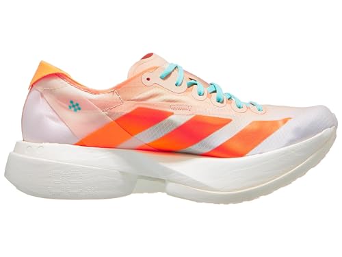 Image of Adidas CRYSAN /FLAORA /FLAAQU Women's Adizero Adios PRO 4 W Crystal sandFlash Orange /Flash Aqua 9.5 US, Wide
