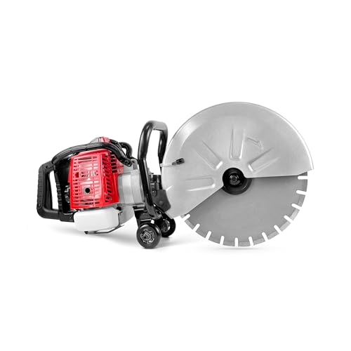MSW Scie à béton - thermique - 3 000 W - profondeur de coupe 155 mm Découpeuse à disque Tronçonneuse à béton