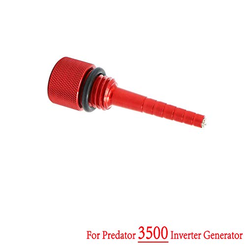 Motoparty For Predator 3500 Inverter Generator Magnetic Oil Dip Stick Red