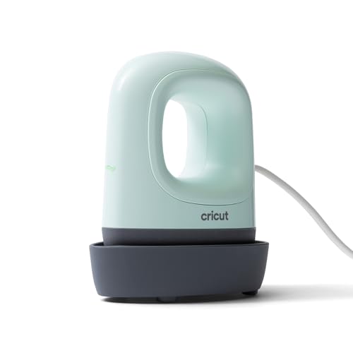 Cricut EasyPress Mini™ LT - Mint Green - Mini Heat Press for Pressing Shoes, Baby Clothes, T-Shirts, & More - Easy to Use with a Single Setting - Precision Tip - Compact & Portable Mini Iron