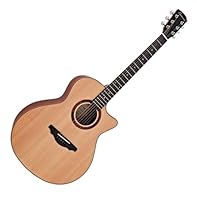 Double-Top Design Delivers Exceptional Resonance and Tone Premium Quality Mahogany Neck Smooth Kabukalli Fingerboard Comfortable Cutaway Design Distinctive Walnut Rosette