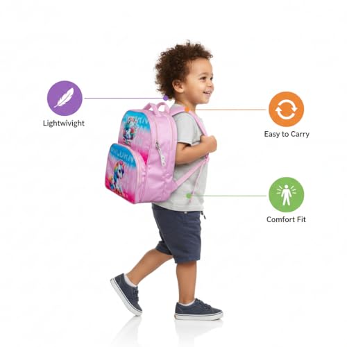 Image of Stylbase 15 Inch 3D Cartoon School Bag for Boys & Girls | Waterproof Lightweight Polyester Kids Backpack with Bottle Pocket | Ideal School Bags for Kids Nursery, LKGClass (3-5 Years)