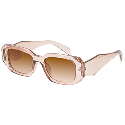 Image of mosanana Trendy Rectangle Sunglasses for Women Men-Goulding