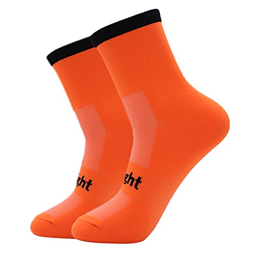 RAYWE Cycling Socks Moisture-Wicking Bike Socks Men Women Sports Running Gym Training Socks Size 7-12