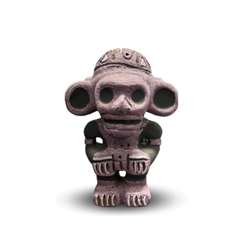 Behique Shaman Figurine - Handmade Taino Sculpture - Authentic Indigenous Healer and Spiritual Guide Statue - Taino Mythology Decor (Standard (6'x4'))