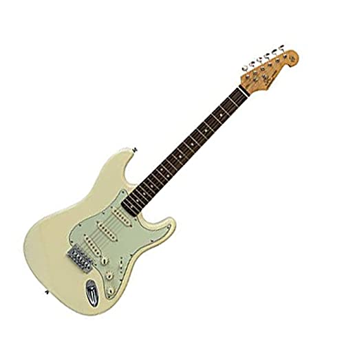 SX Stratocaster Elektro Gitar, Vintage White