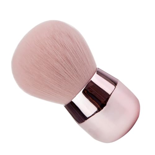 Ipetboom 1Pc Mushroom Shape Loose Powder Makeup Brush Blusher Foundation Tool Dense Bristles for Even Application Easy to Clean Durable Material for Daily Makeup