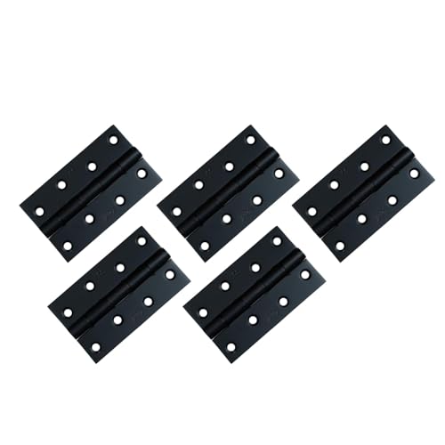 Image of Godrej Door Fittings | 4 inch x 12 Gauge Plain Joint Door Butt Hinges (Pack of 1, 5 Pcs /Pack) | Antique Brass Finish, Smooth Operation | 4 Holes Kabza for Home Main Door, Bedroom | 1 Yr Warranty