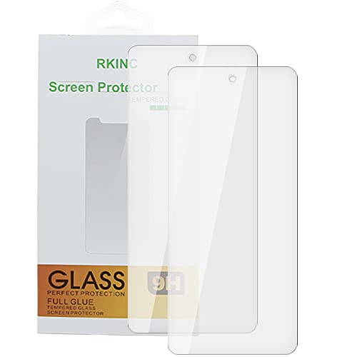 RKINC Screen Protector Compatible with Samsung Galaxy A52 4G/A52 5G/ A51/Galaxy A51 5G/Galaxy A51 5G UW, Tempered Glass, Ultra Clear, Anti-Scratch, Case Friendly 2-Pack Clear