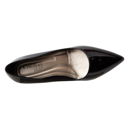 Comfort Plus Womens Janine Pointed Toe Pump Black Patent 8.5M by Comfort Plus - Used condition - Image 4