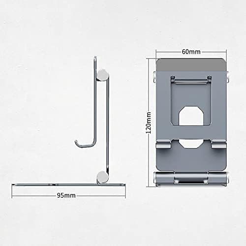 Heacoz Phone Stand Holder, Aluminum Desktop Multi-Angle Adjustable Tablet Stand Holder, Compatible with All Mobile Phones, iPhone, Switch, iPad, Tablet