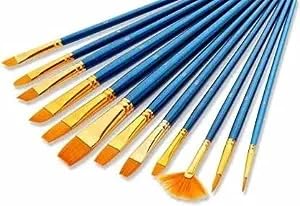 ECLET Art Brush Set for Artists, Painting Brushes Set of 12 Professional Round Pointed Tip Nylon Hair Artist Acrylic Paint Brush for Acrylic/Water Colour/Oil Painting Item 13