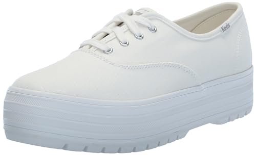 Keds Zapato con Cordones con Plataforma, Zapatillas Mujer, Off White Canvas, 41 EU Keds Zapato con Cordones con Plataforma, Zapatillas Mujer, Off White Canvas, 41 EU