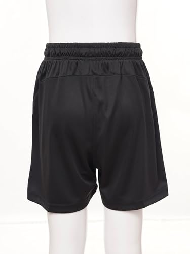 Unisex Kids Boys Girls Athletic Shorts Drawstring Elastic Waistband Sports Trunks Tennis Running Bottom4