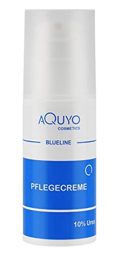 Blueline 10% Urea Creme für sehr trockene Haut, Körpercreme bei Psoriasis oder Neurodermitis, Pflegecreme gegen Juckreiz,...