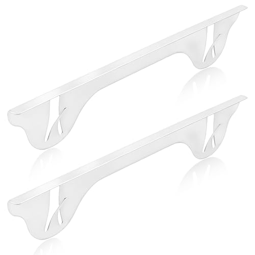 Image of Upgrade 316 Stainless Steel Stove Gap Covers (2 Pack, 23.4 inch, White), Heat-Resistant Stove Gap Filler for Kitchen Counter and Stovetop, Range Trim Kit Oven Gap Guard Between Stove and Counter