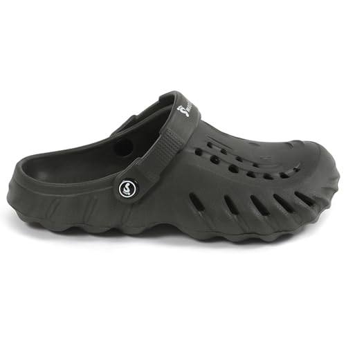 Image of Men's Classic Casual Clogs /Sandals with Adjustable Back Strap for Adult | Comfortable & Light Weight | Stylish & Anti-Skid | Waterproof & Daily Mules for Gents & Boys