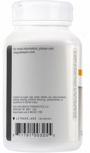 Integrative Therapeutics Fiber Formula - Colon Support Supplement for Healthy Digestion* - Good Source of Dietary Fiber for Gut Health Support* - Dairy-Free & Vegan - 120 Capsules (24 Servings) - Image 4