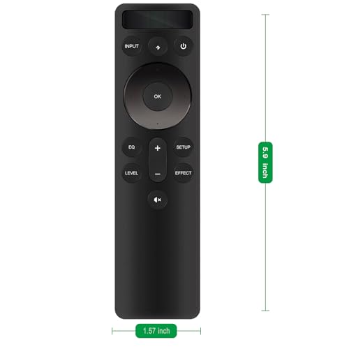 Télécommande de rechange pour écran Blacklit Vizio réglant les pannes audio - 4