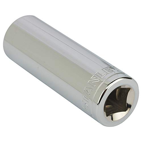 Image of STANLEY STMT73333-8B-12 Chrome Vanadium Steel 6 Point Deep Socket 1 /2 inch 19 mm Silver