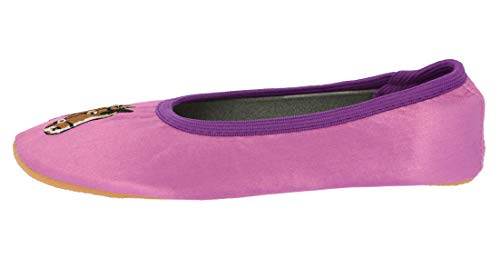 Beck Fille Pferd Chaussons, Violet, 35 EU